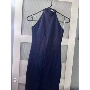 Women's size small blue sleeveless bodycon dress by Rolla Costa